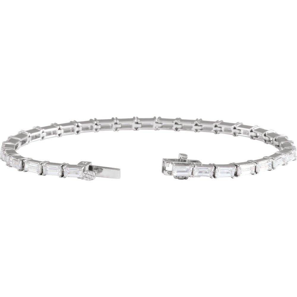 Lab-Grown Diamond Line Bracelet