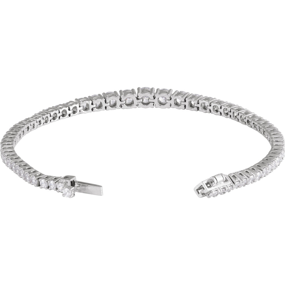 Lab-Grown Diamond Line Bracelet