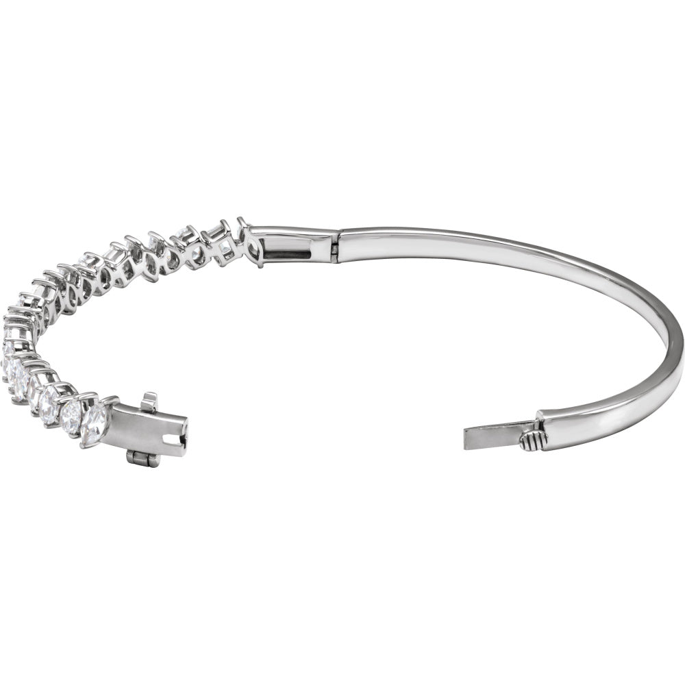 Lab-Grown Diamond Bangle Bracelet