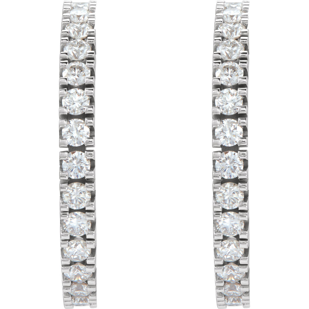 Accented Hoop Earrings