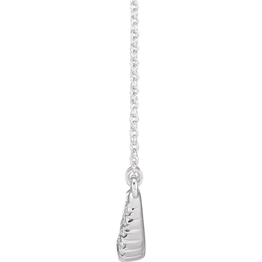 Lab-Grown Diamond Bar Necklace