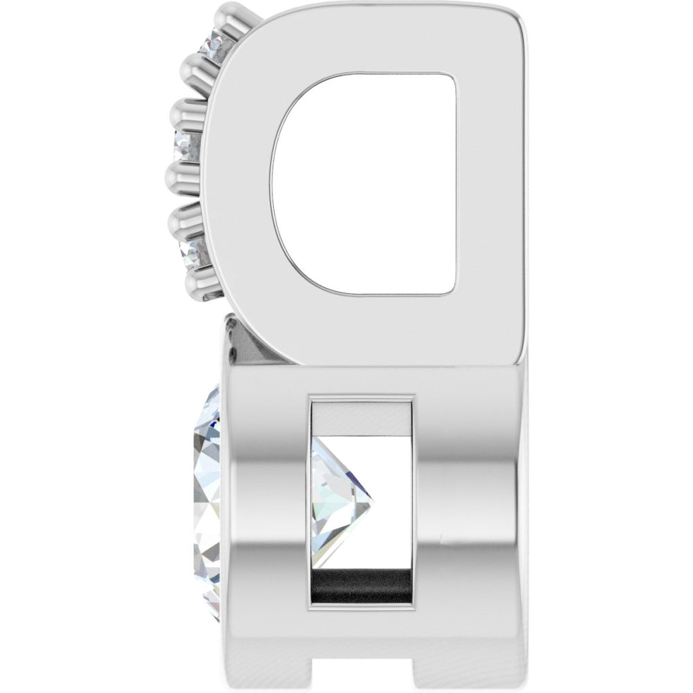 Accented Bezel-Set Pendant