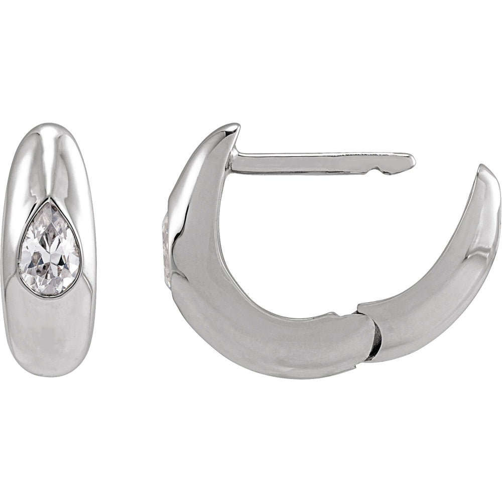 Accented Hoop Earrings