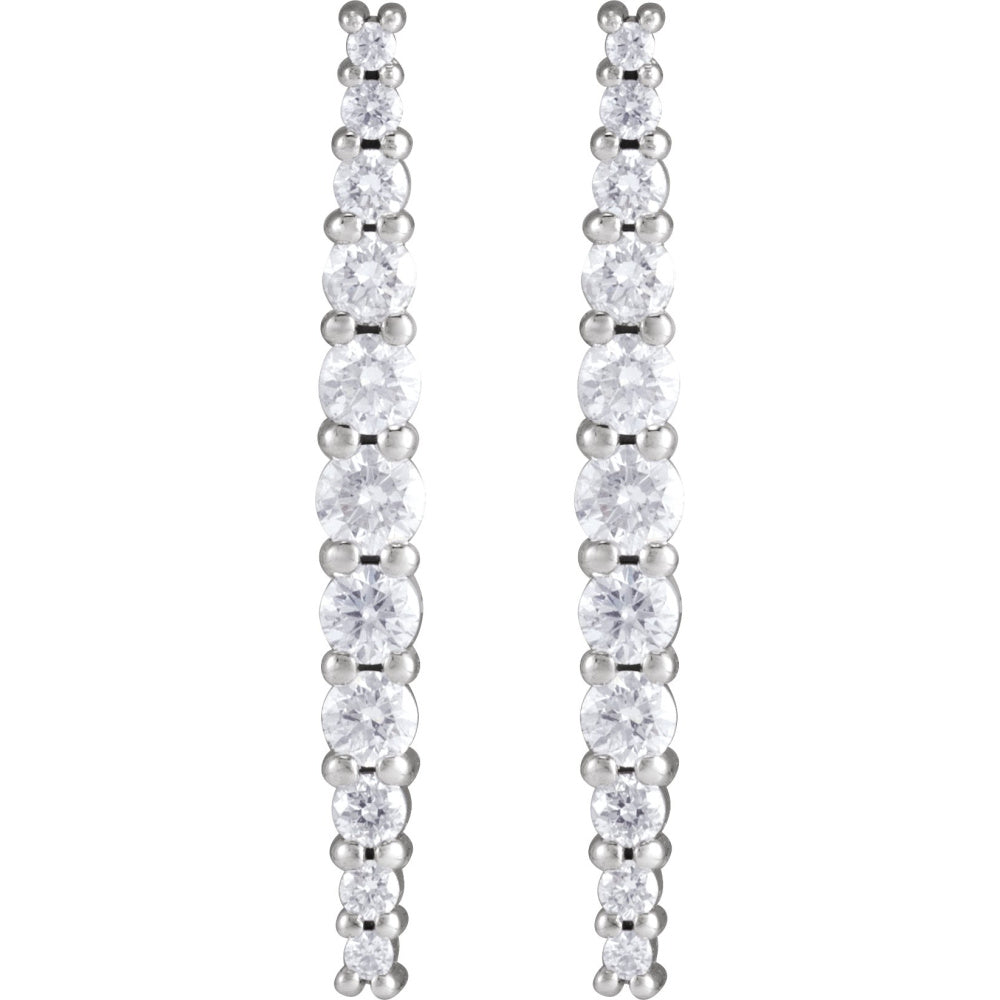 Accented Bar Earrings