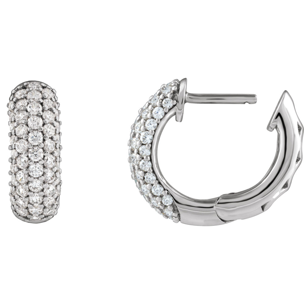 Accented Hoop Earrings