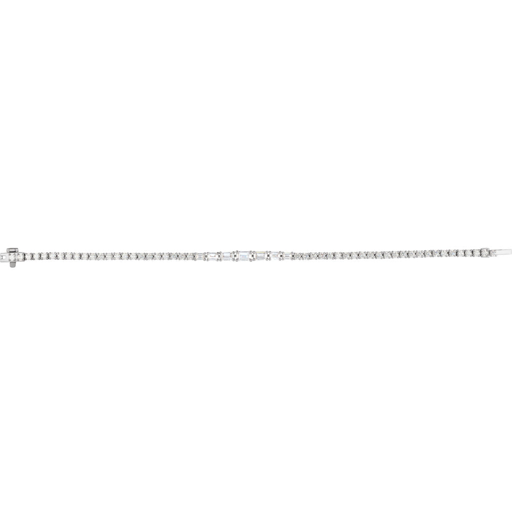 Lab-Grown Diamond Line Bracelet