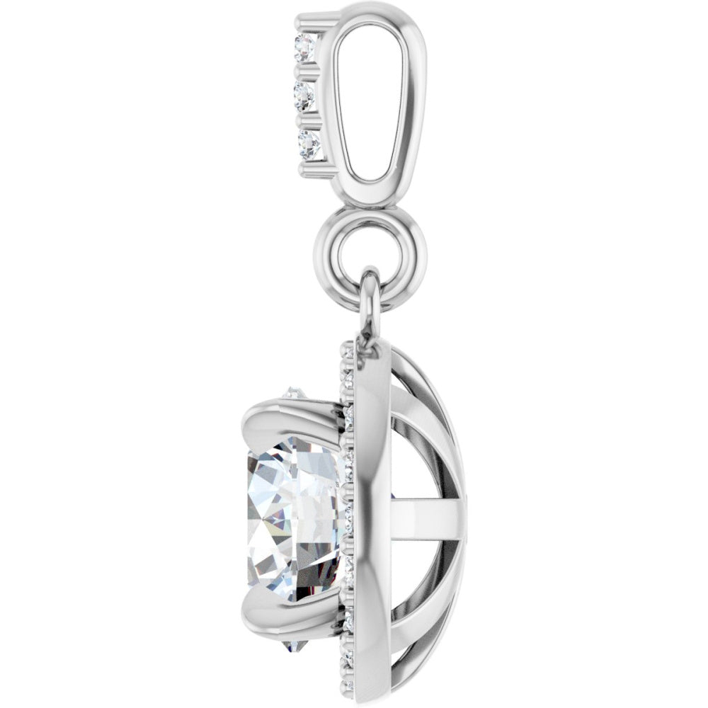 Halo-Style Pendant