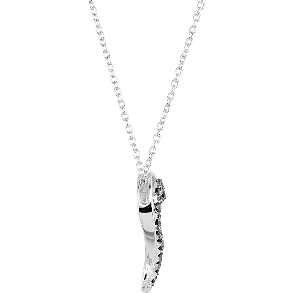 Infinity-Inspired Heart Necklace
