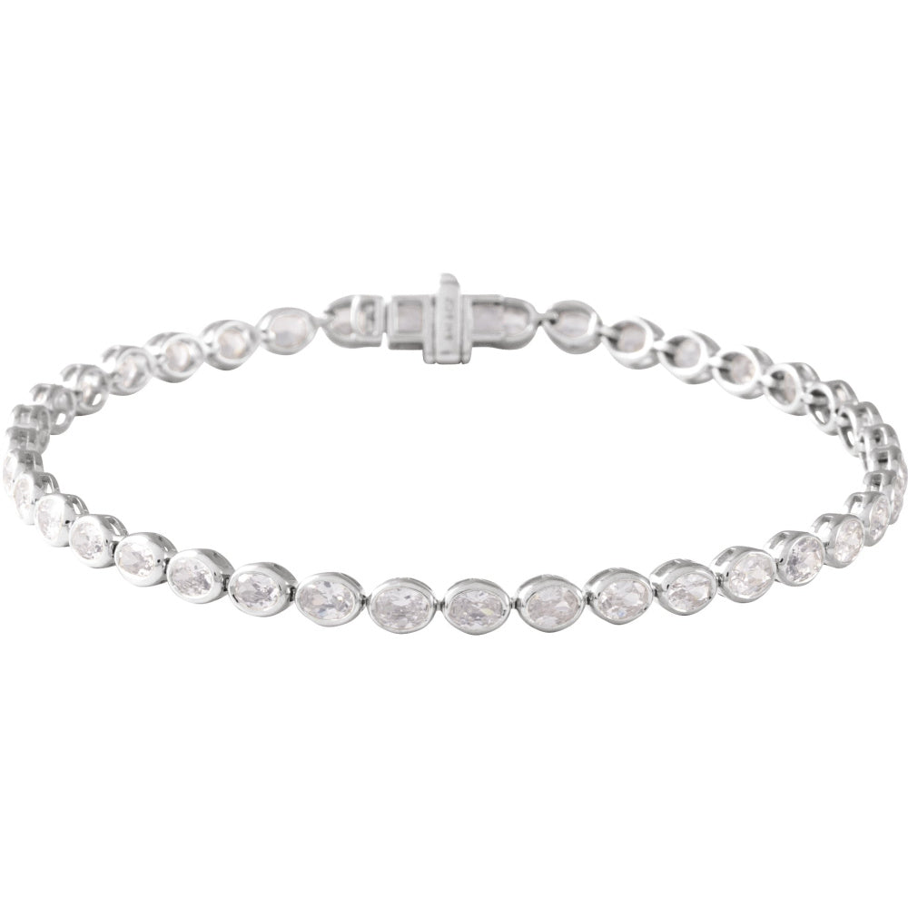 Lab-Grown Diamond Line Bracelet