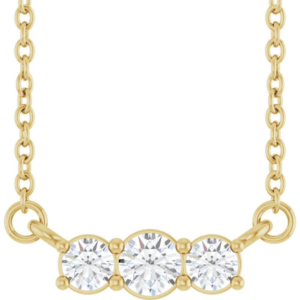 Three-Stone Necklace or Center