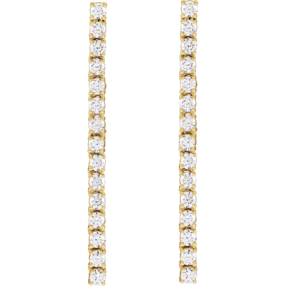 Accented Drop Earrings