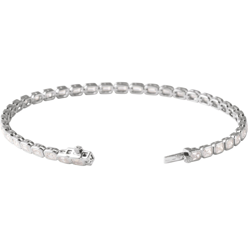 Lab-Grown Diamond Line Bracelet