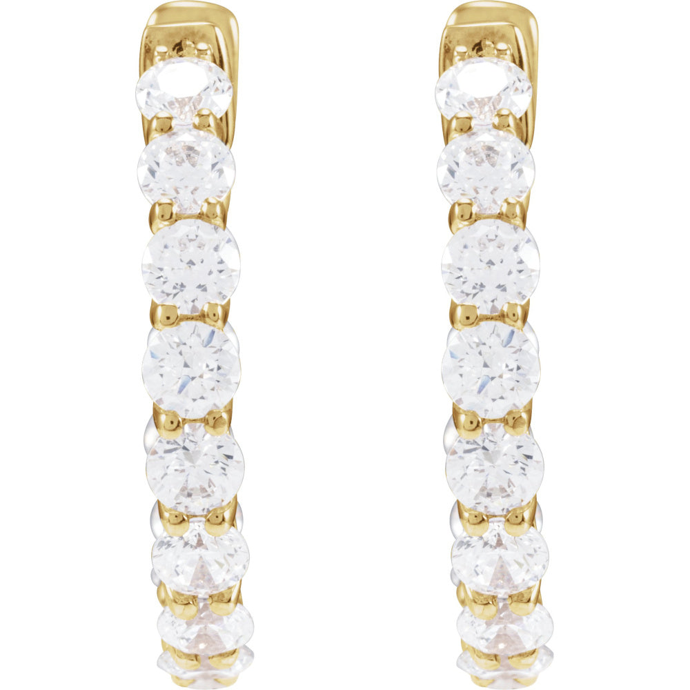 Inside-Outside Hoop Earrings