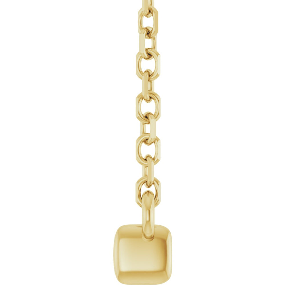 French-Set Bar Necklace or Center