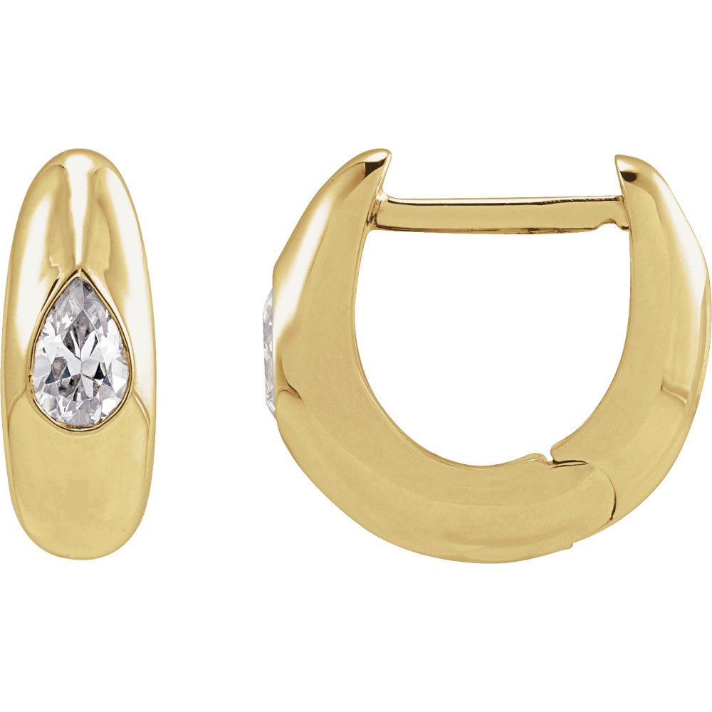 Accented Hoop Earrings