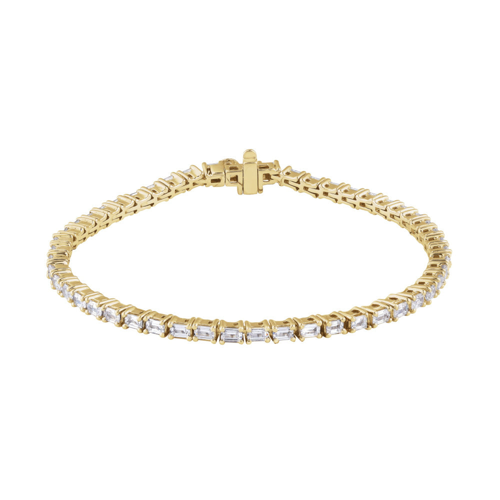 Lab-Grown Diamond Line Bracelet