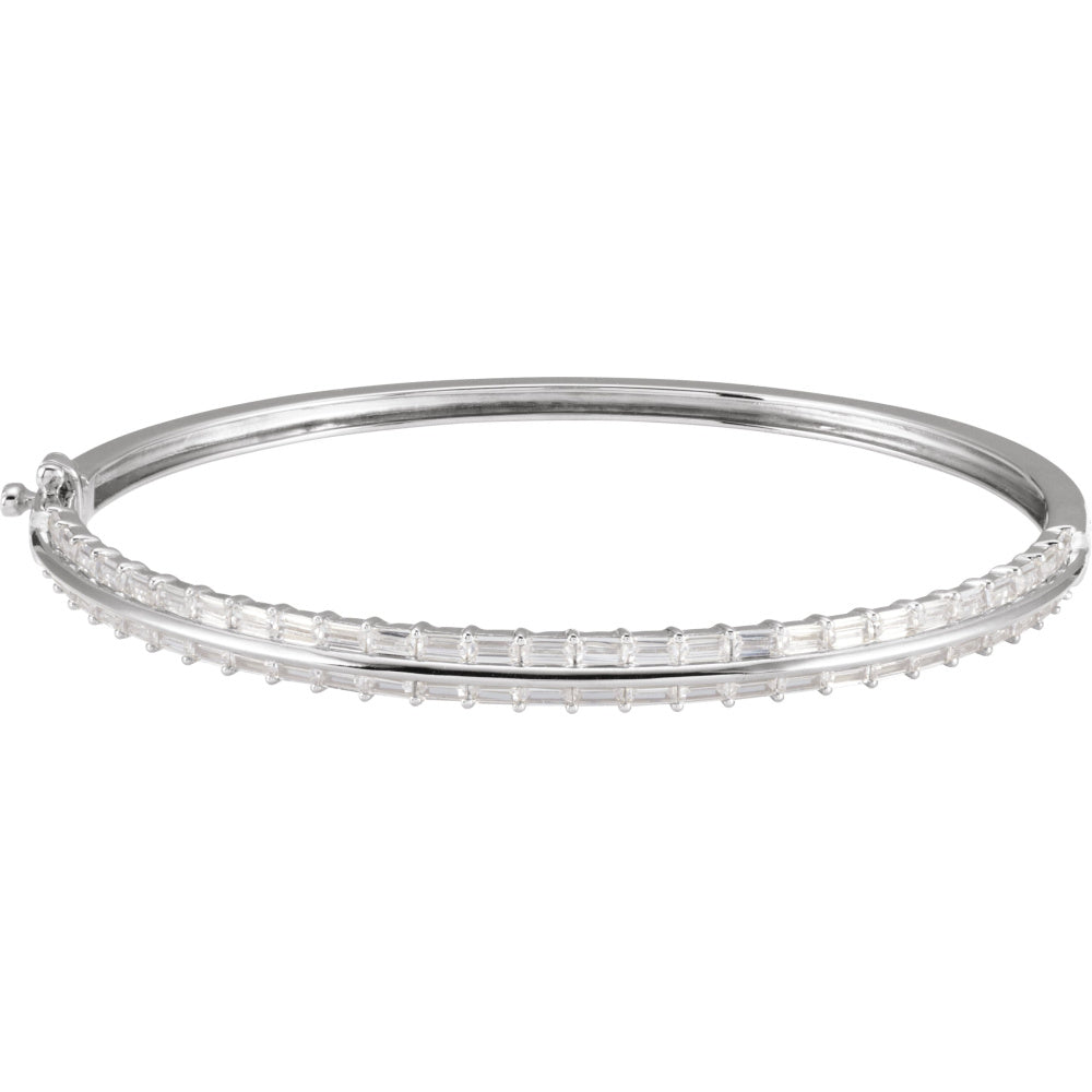 Lab-Grown Diamond Bangle Bracelet