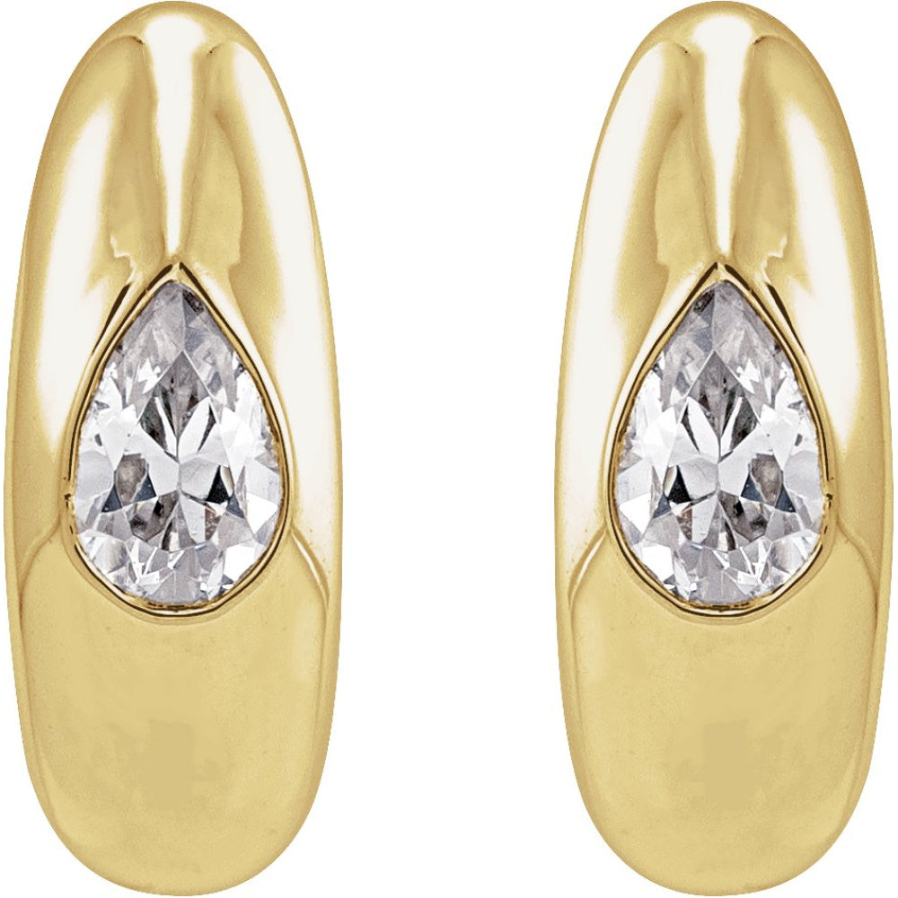Accented Hoop Earrings