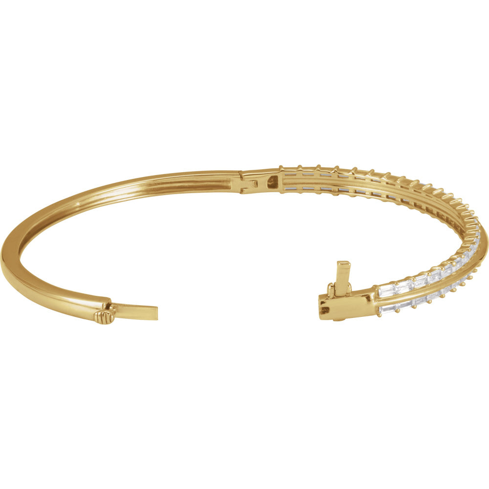Lab-Grown Diamond Bangle Bracelet