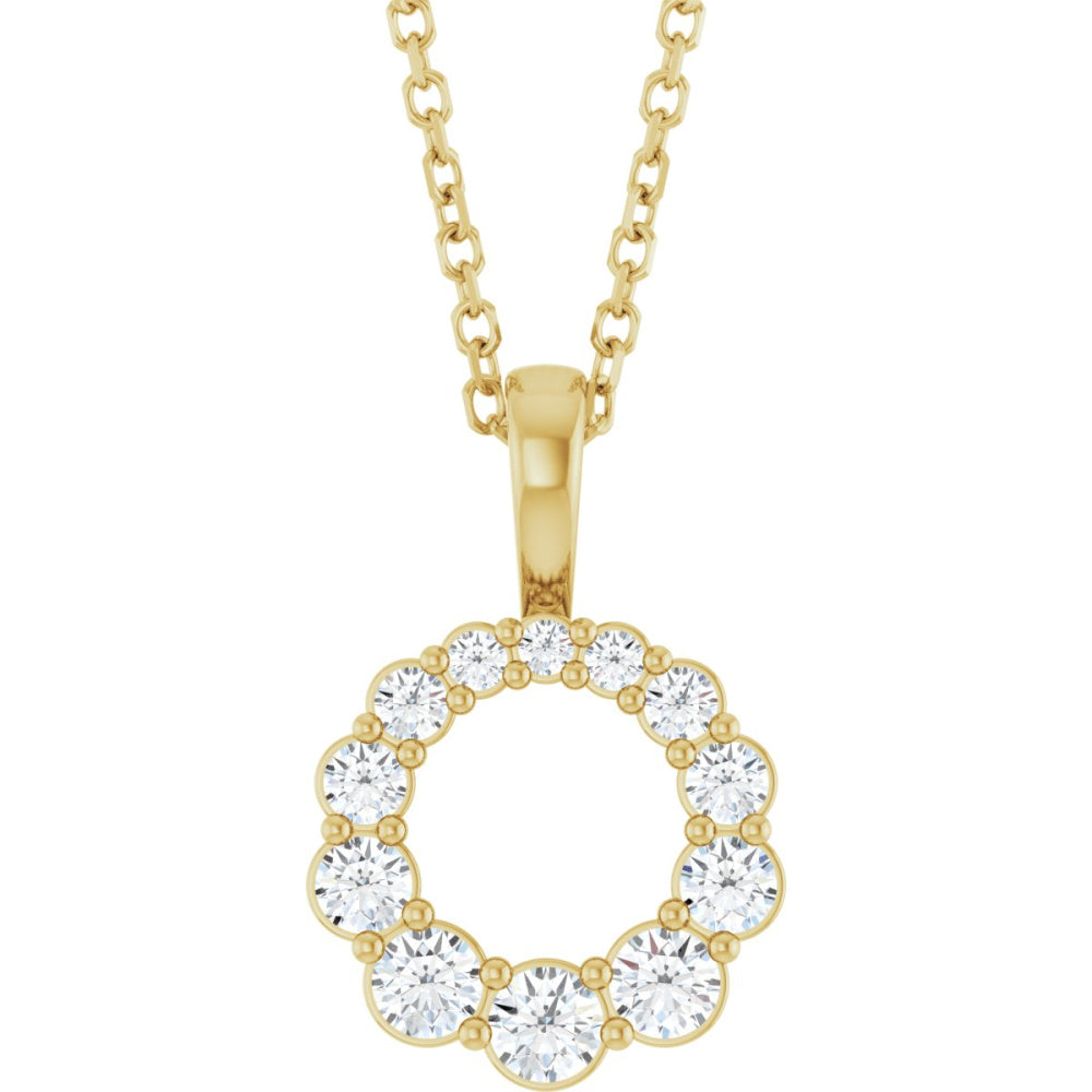 Graduated Circle Necklace or Pendant