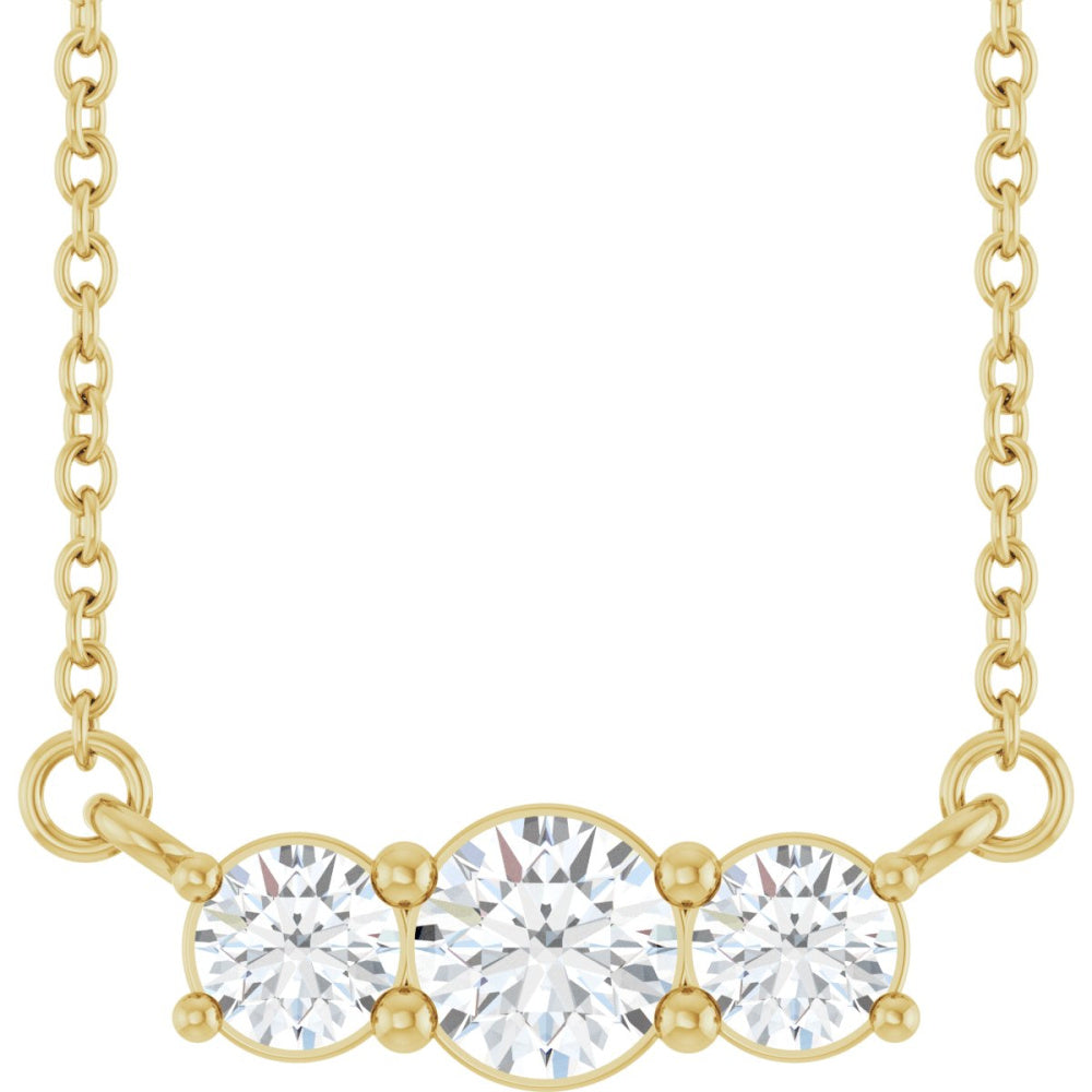 Three-Stone Necklace or Center
