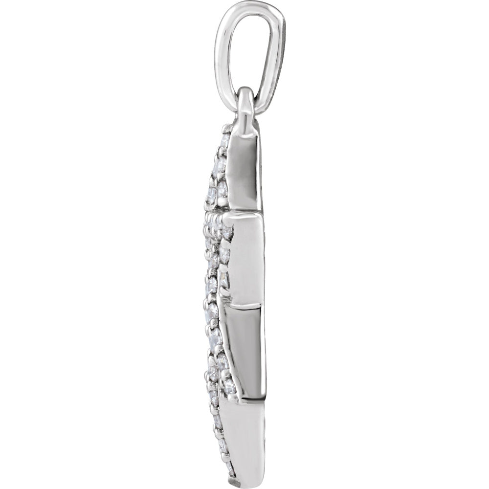 Accented Star of David Pendant