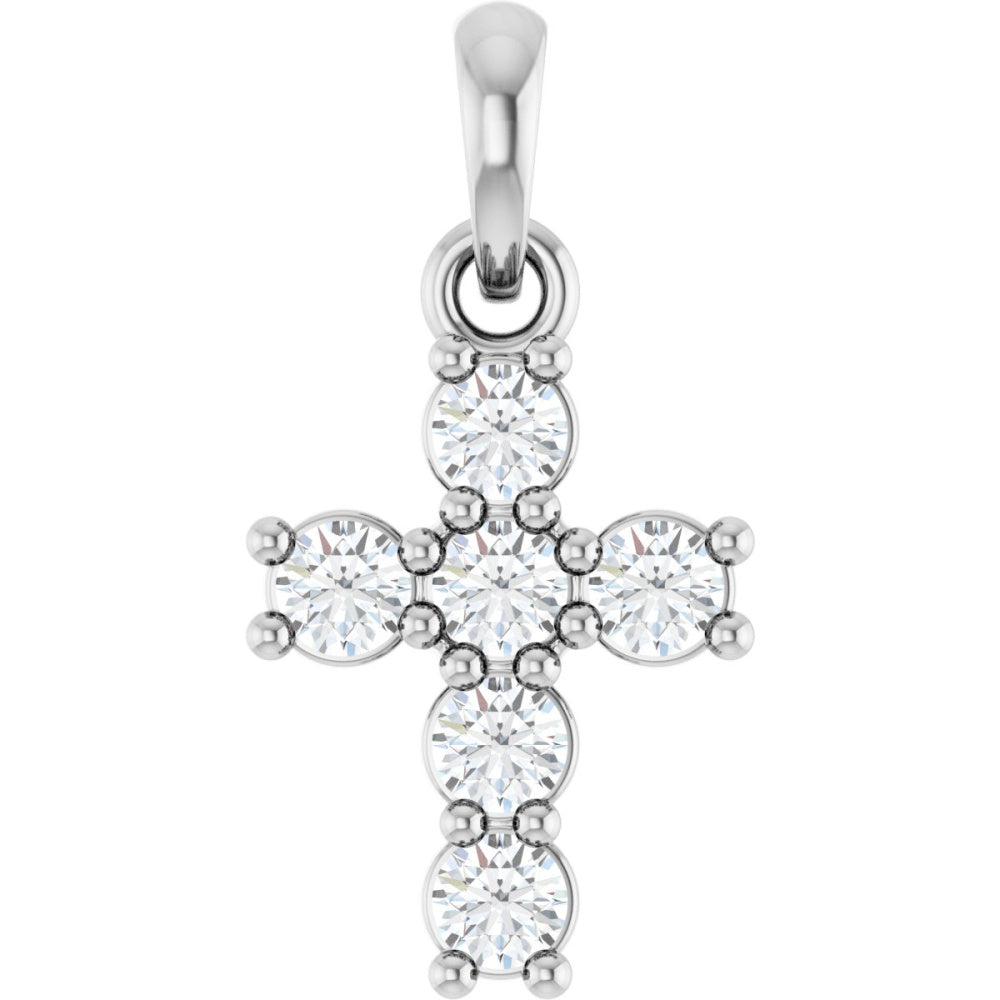Accented Cross Pendant