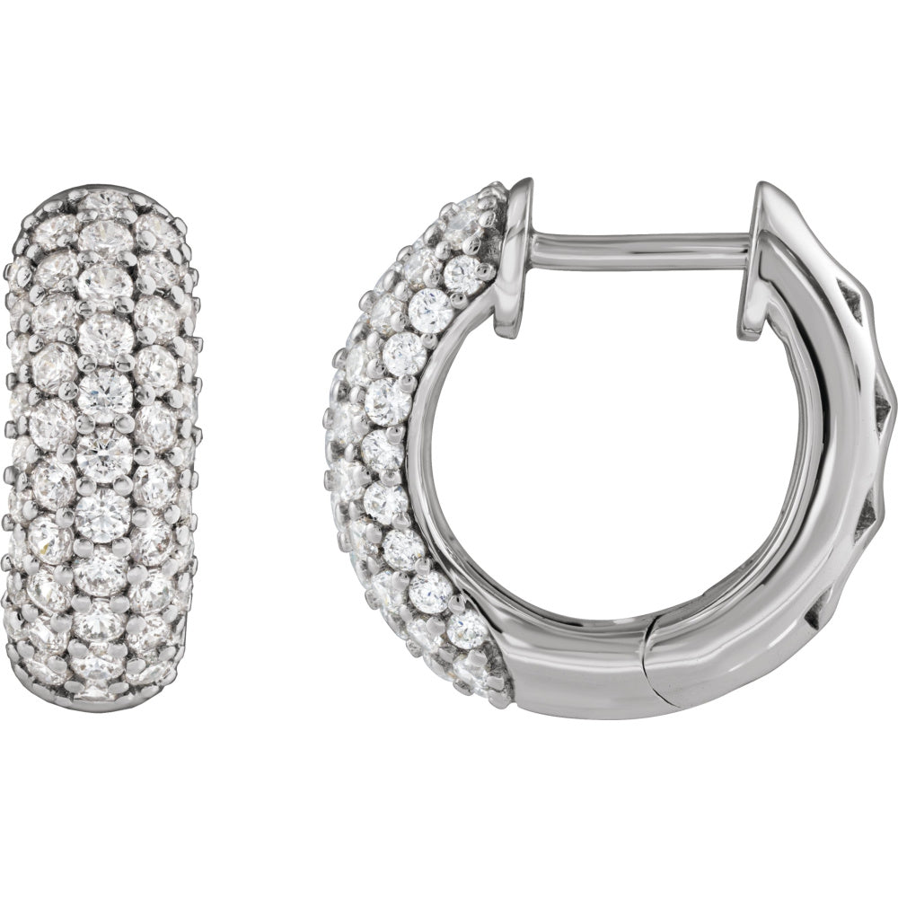 Accented Hoop Earrings
