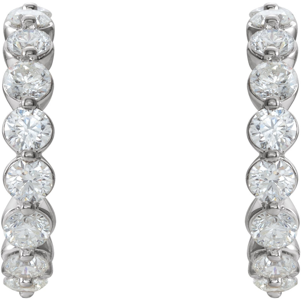 Accented Hoop Earrings