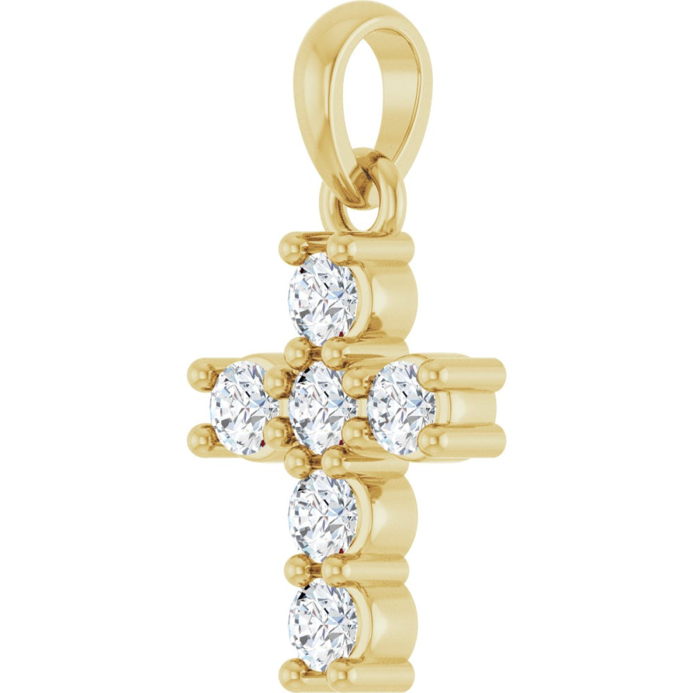 Accented Cross Pendant