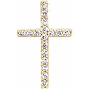 Petite Cross Necklace or Pendant