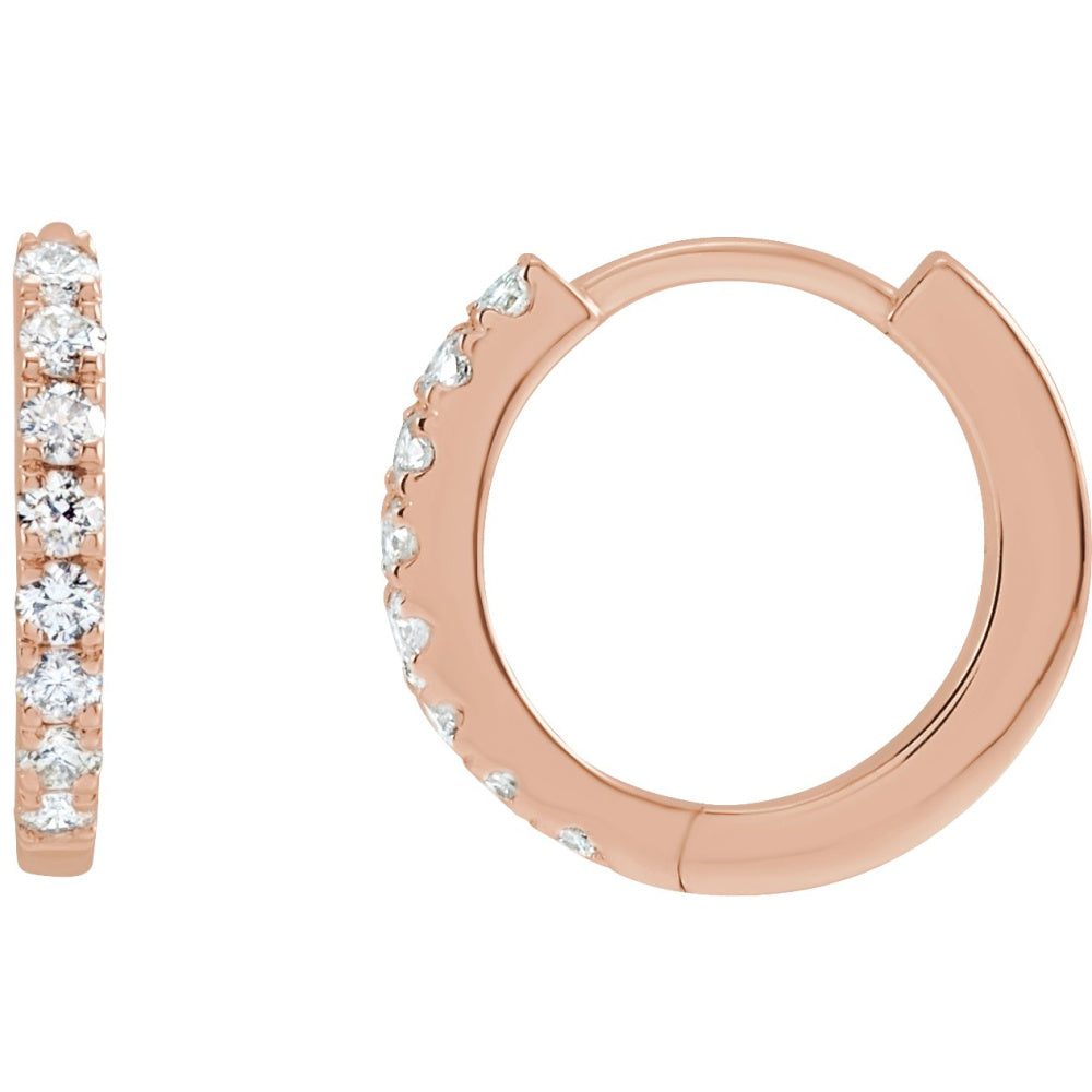 Lab-Grown Diamond Hoop Earrings
