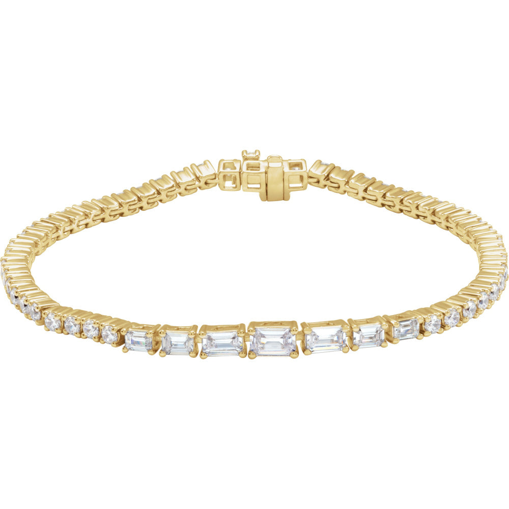 Lab-Grown Diamond Line Bracelet