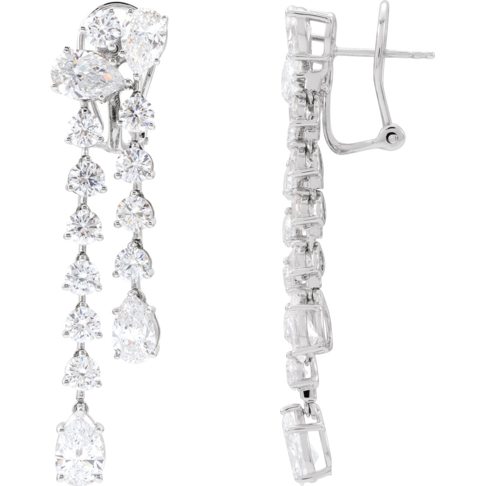Lab-Grown Diamond Dangle Earrings