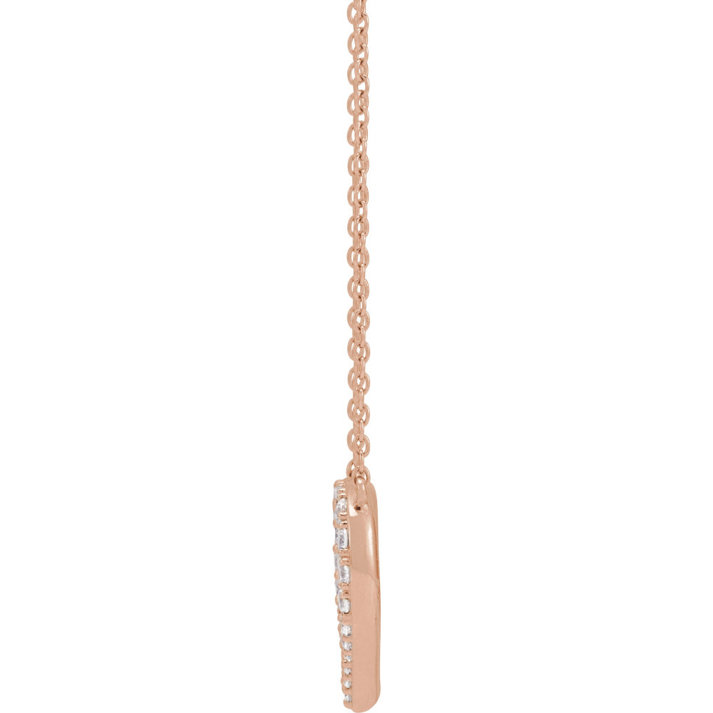 Lab-Grown Diamond Heart Necklace