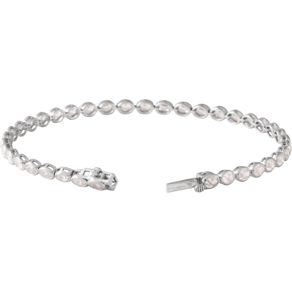 Lab-Grown Diamond Line Bracelet