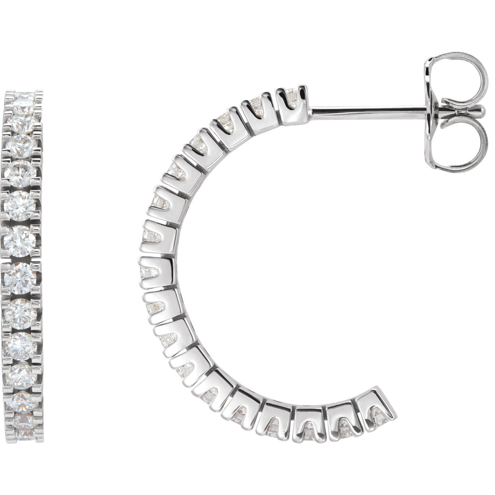 Accented Hoop Earrings