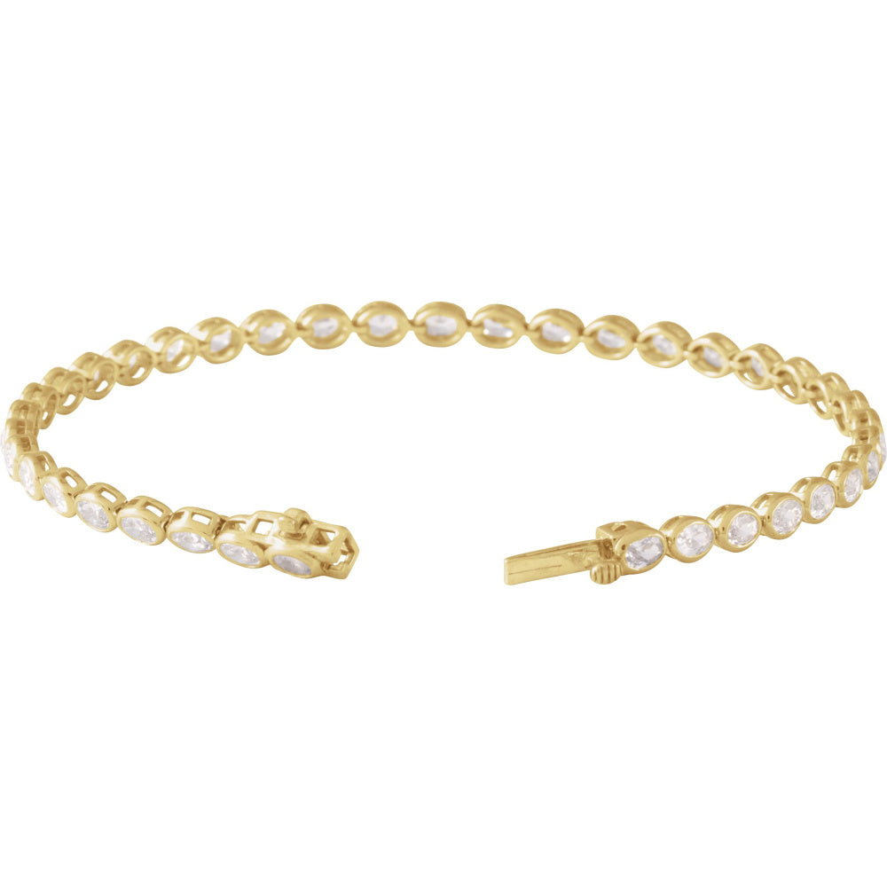 Lab-Grown Diamond Line Bracelet