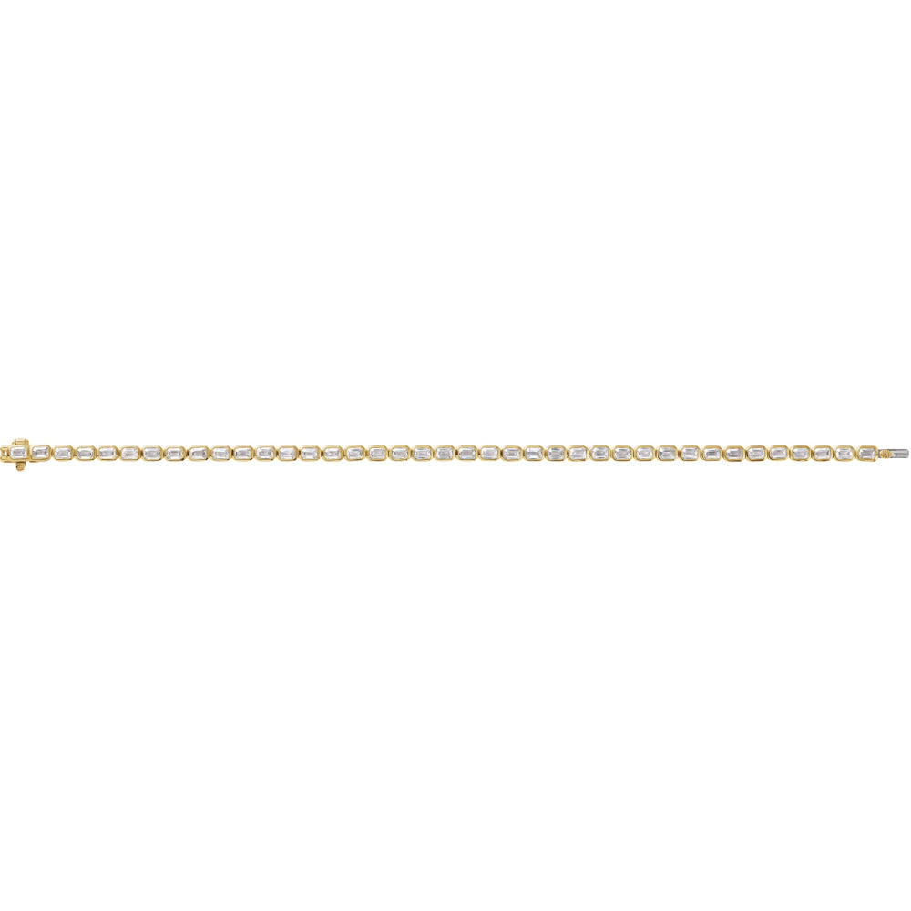 Lab-Grown Diamond Line Bracelet