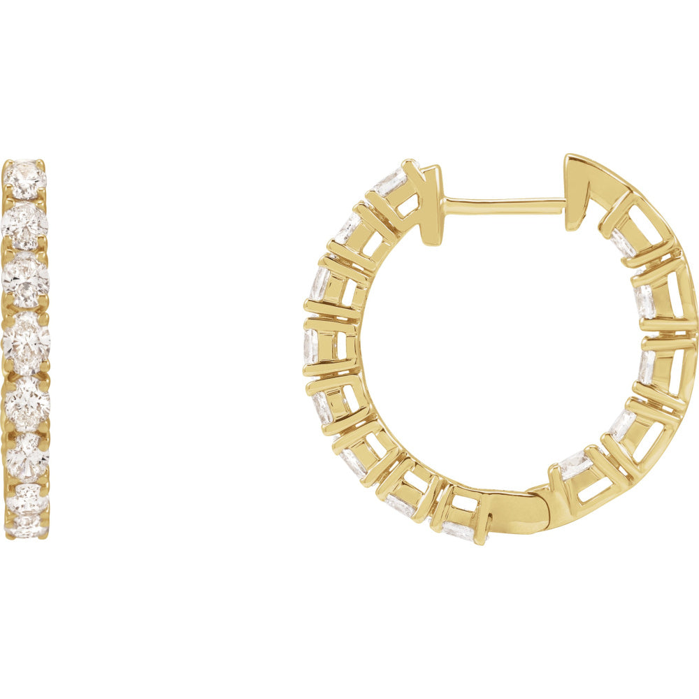 Inside-Outside Hoop Earrings