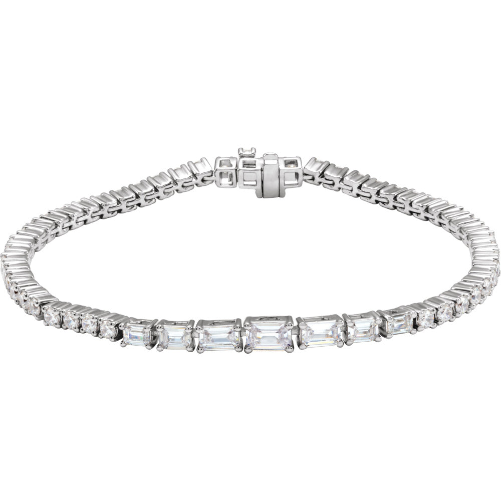 Lab-Grown Diamond Line Bracelet