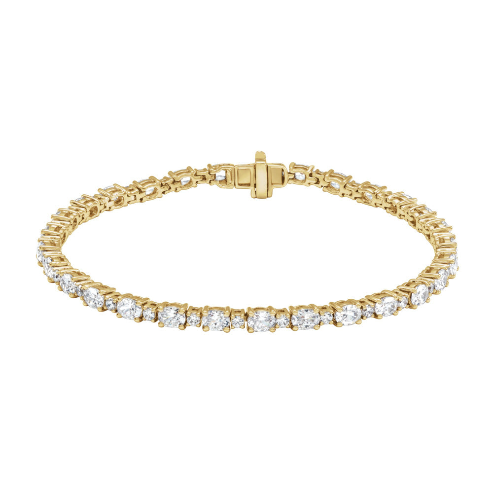 Lab-Grown Diamond Line Bracelet