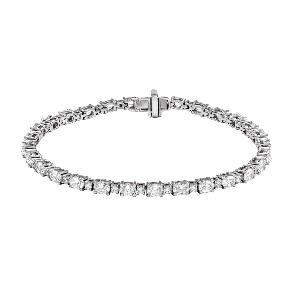 Lab-Grown Diamond Line Bracelet