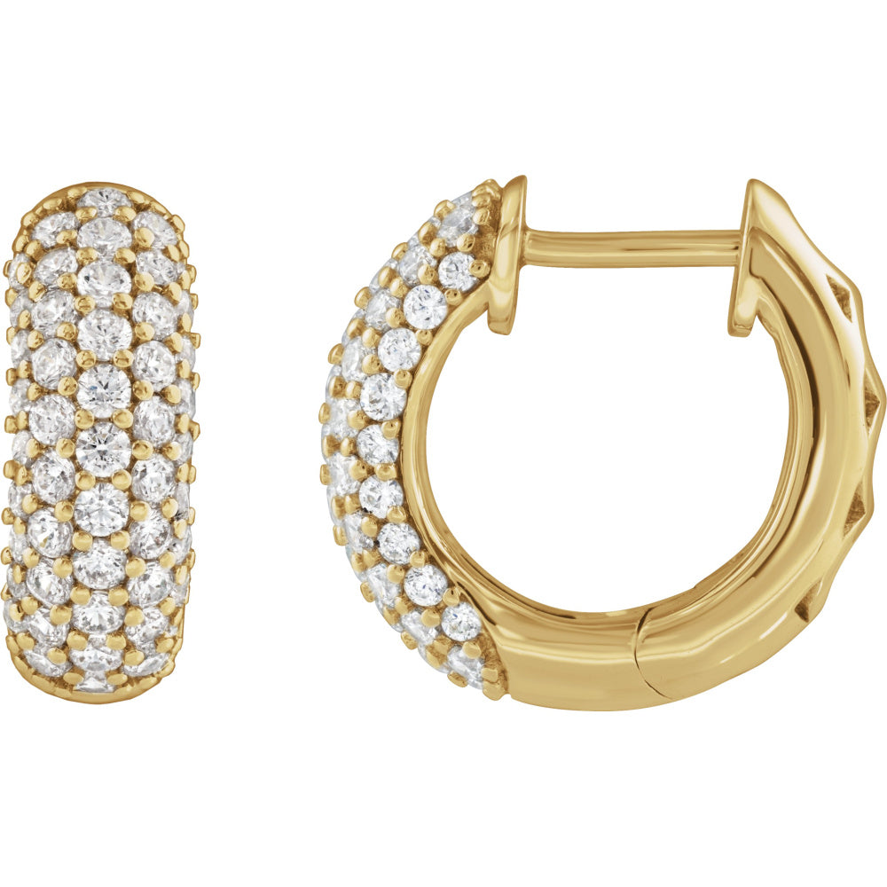 Accented Hoop Earrings