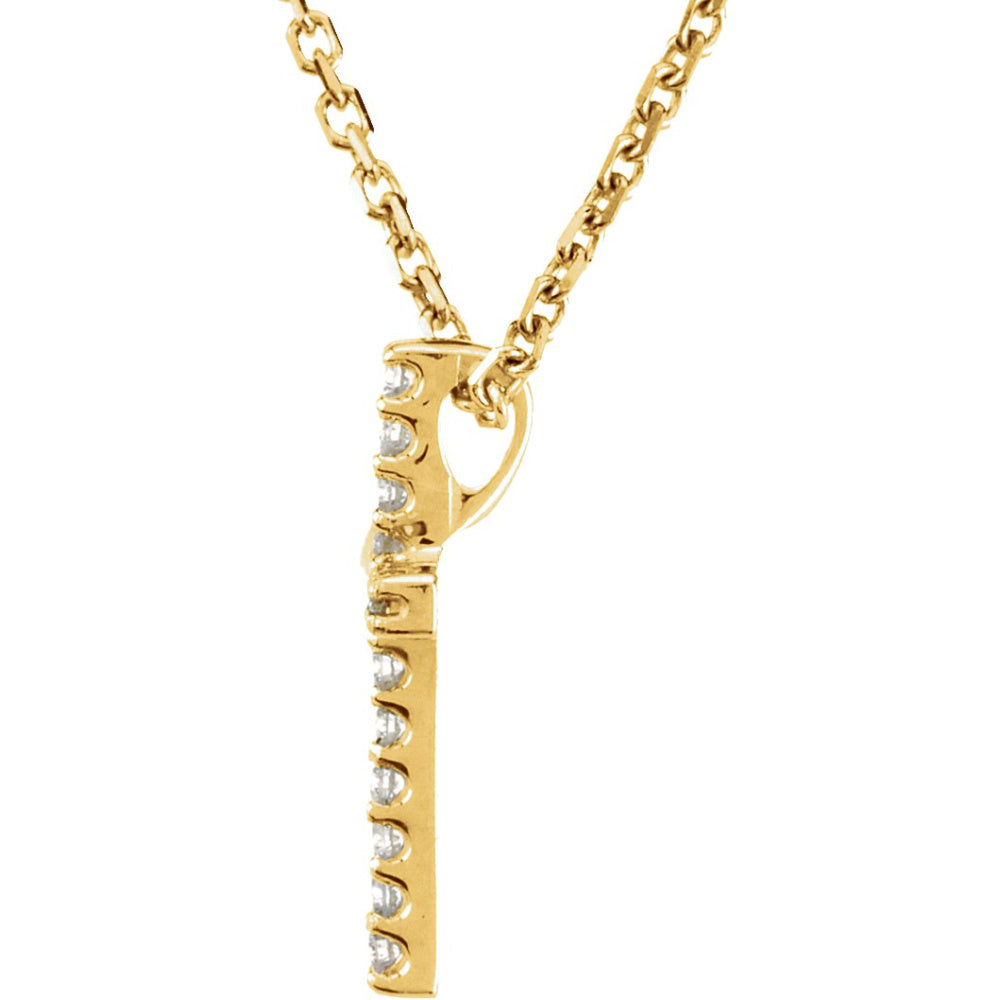 Petite Cross Necklace or Pendant