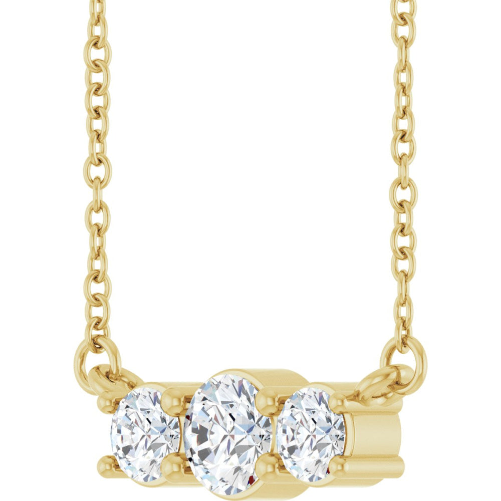 Three-Stone Necklace or Center