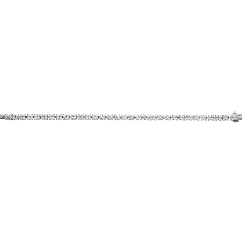 Lab-Grown Diamond Line Bracelet