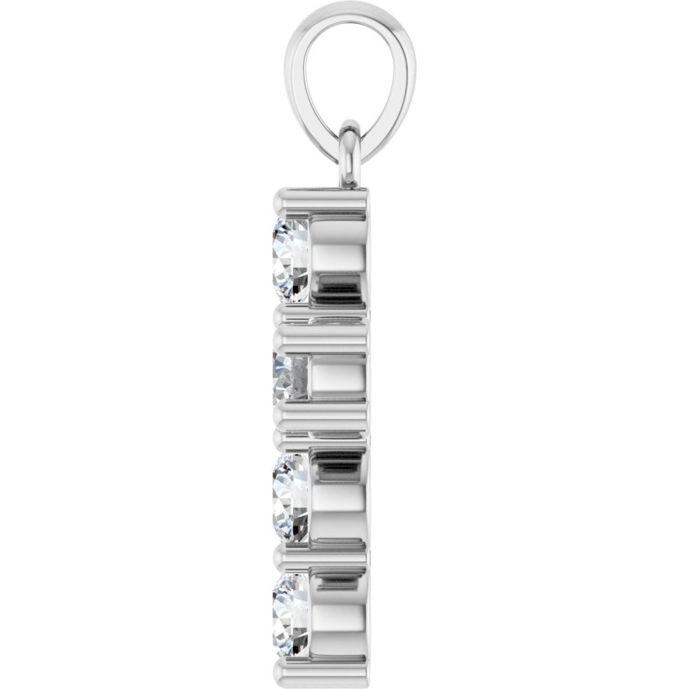 Accented Cross Pendant