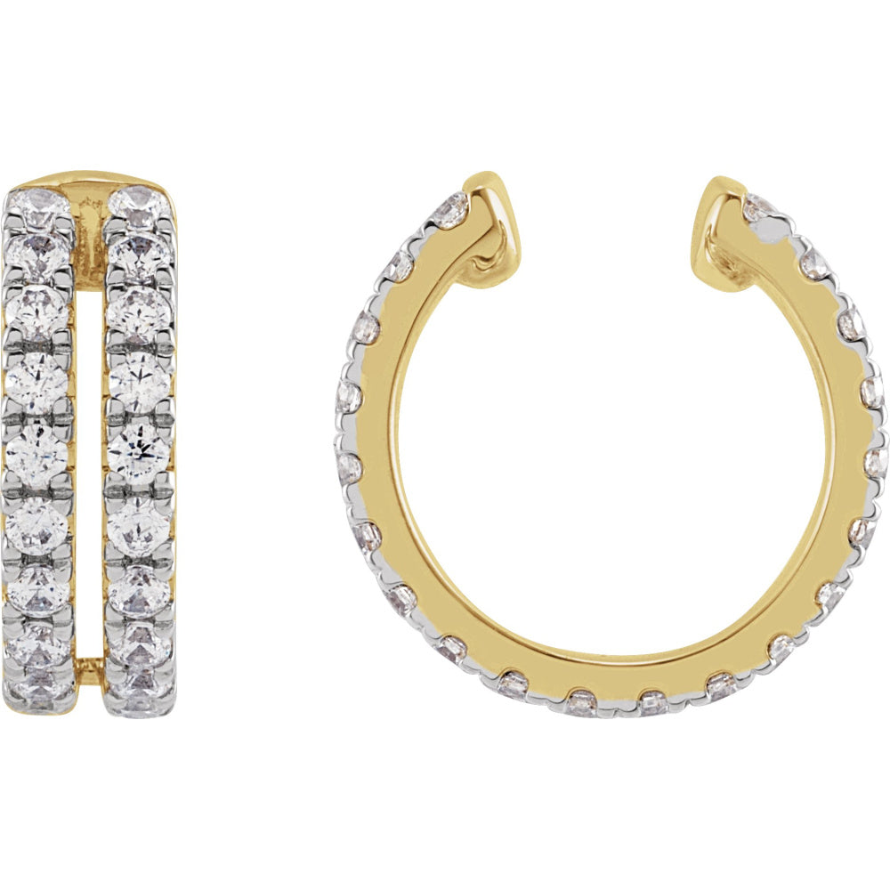 Lab-Grown Diamond Ear Cuff
