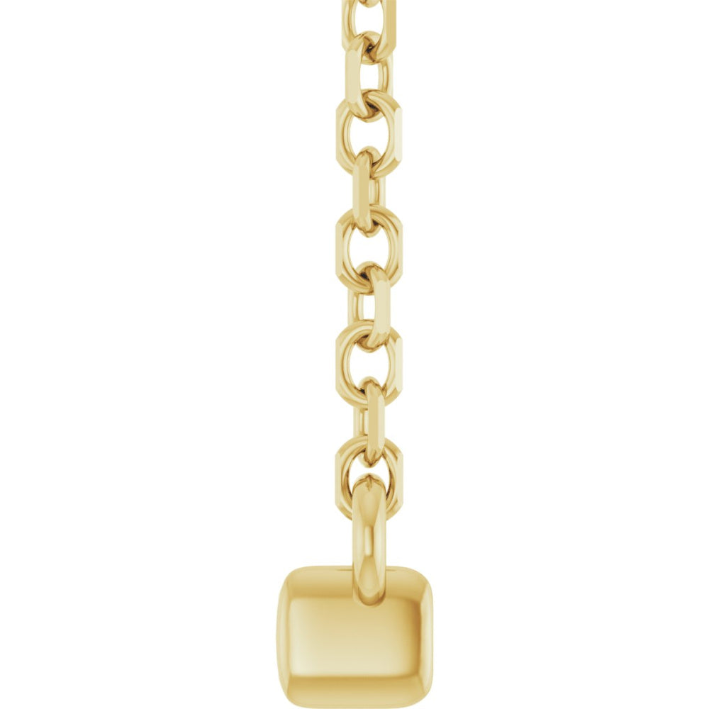 French-Set Bar Necklace or Center